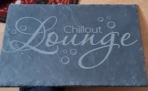 Schild chillout lounge - chillout,