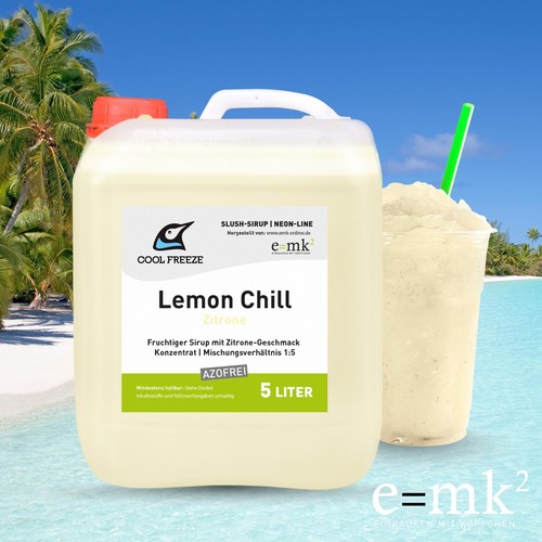 Slush eis sirup lemon - eis,